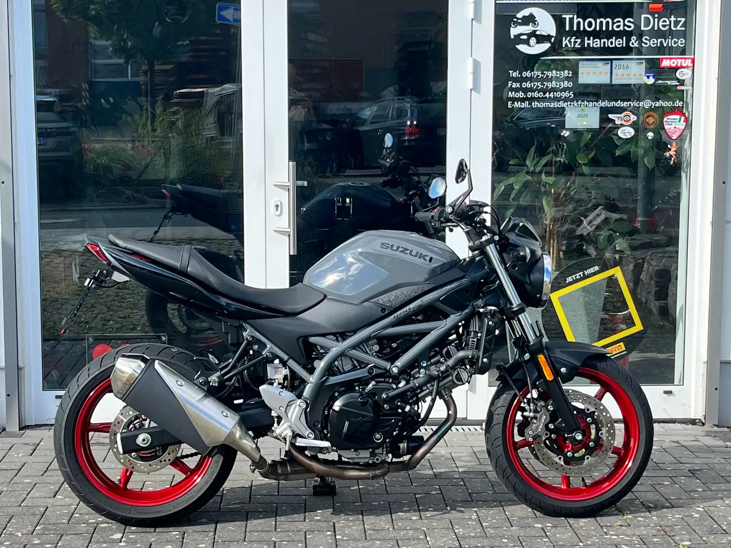 Suzuki SV 650 Nardogrey LED Heck Reifen+Inspektion neu top Gris - 1