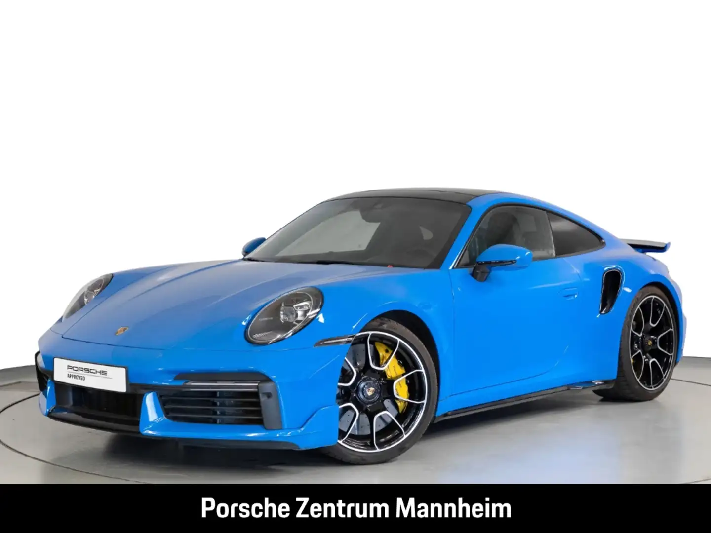 Porsche 992 911 Turbo S SportDesign Lift Sportabgas Burmester Blauw - 1