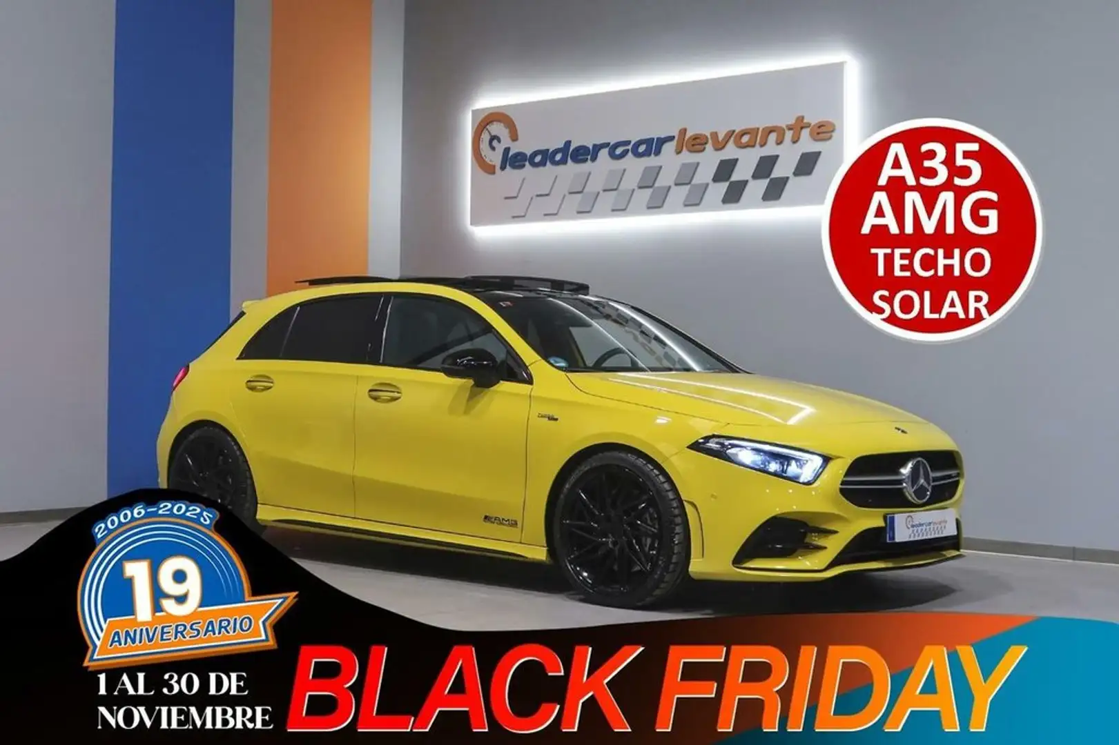 Mercedes-Benz A 35 AMG 306CV TURBO 4MATIC Geel - 1