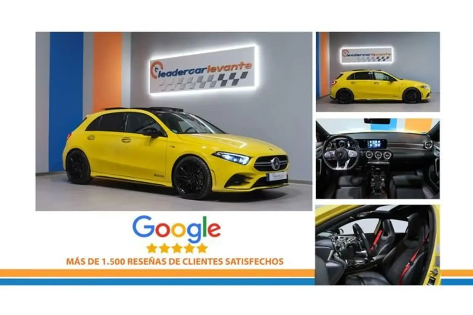 Mercedes-Benz A 35 AMG 306CV TURBO 4MATIC Galben - 2