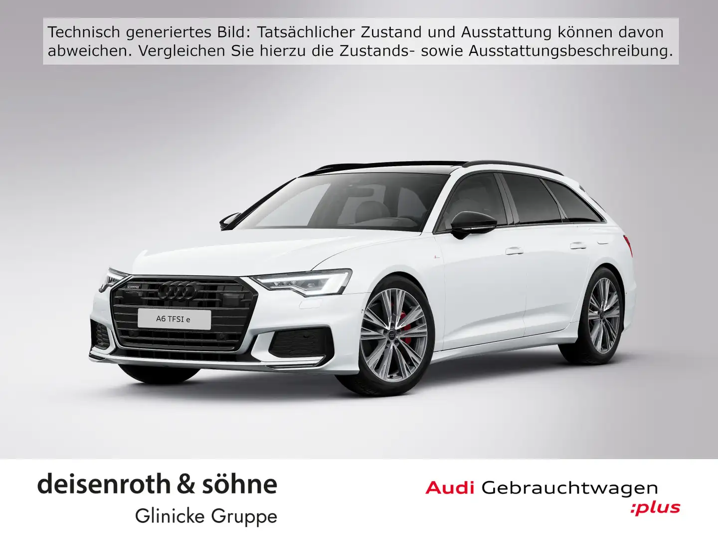 Audi A6 S line 55 TFSI e Pano/Business/LHZ/20" Weiß - 1