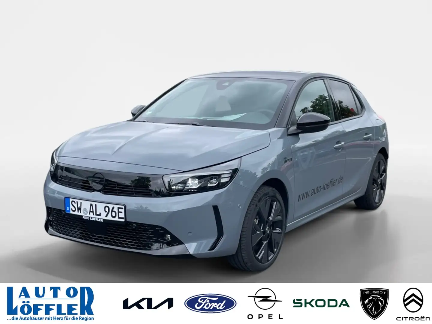 Opel Corsa Electric GS Long Range Navi Klimaaut. RFK Klima Grau - 1