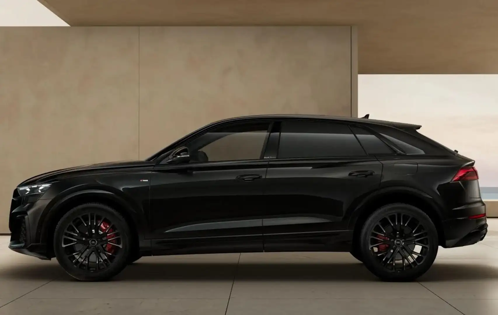 Audi Q8 S line 55 TFSI e 2xS 22Z Laser Tour Pano Stadt ... Schwarz - 2