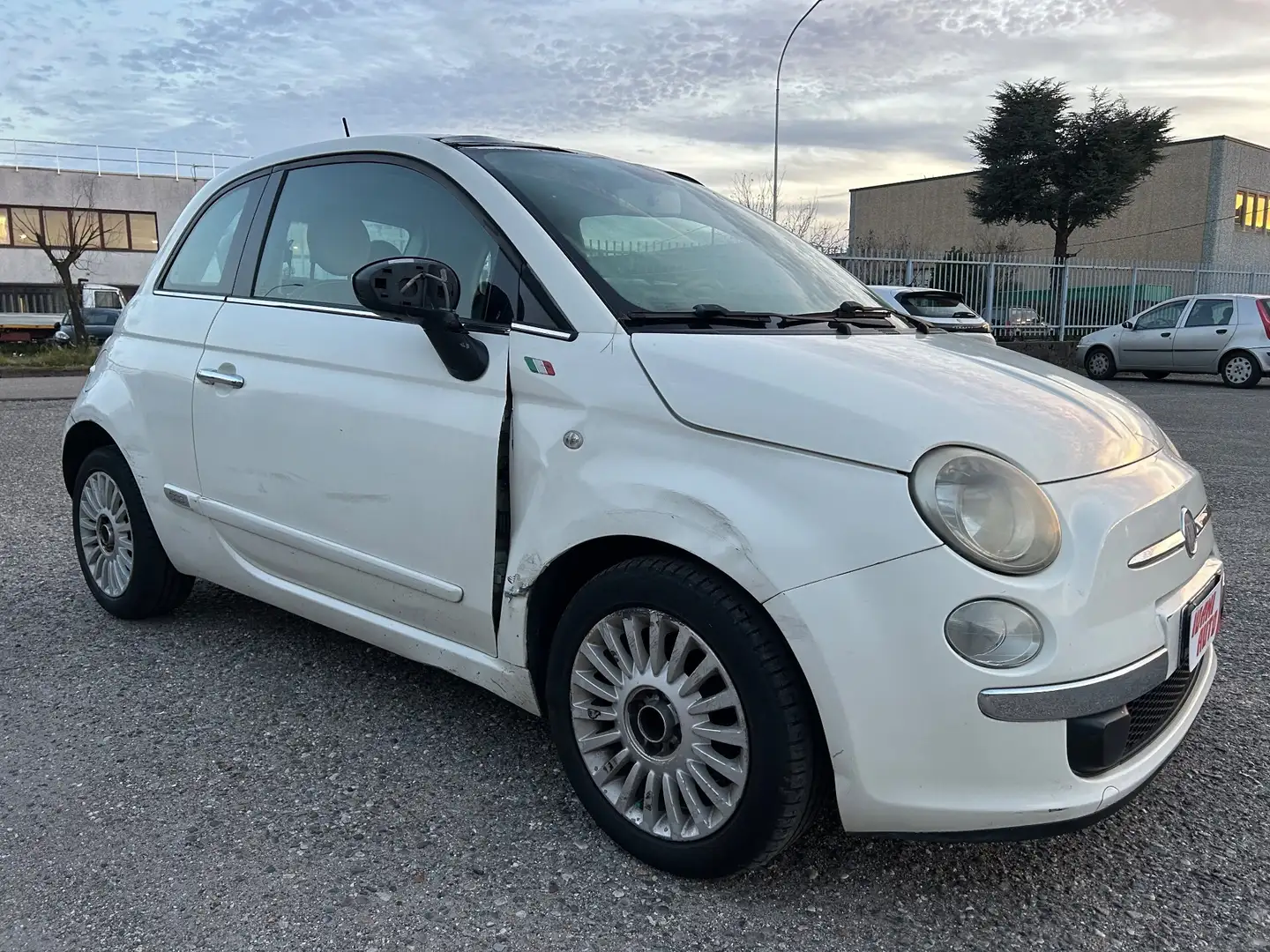 Fiat 500 500 1.3 Multijet 16V 75 CV Lounge Bianco - 1