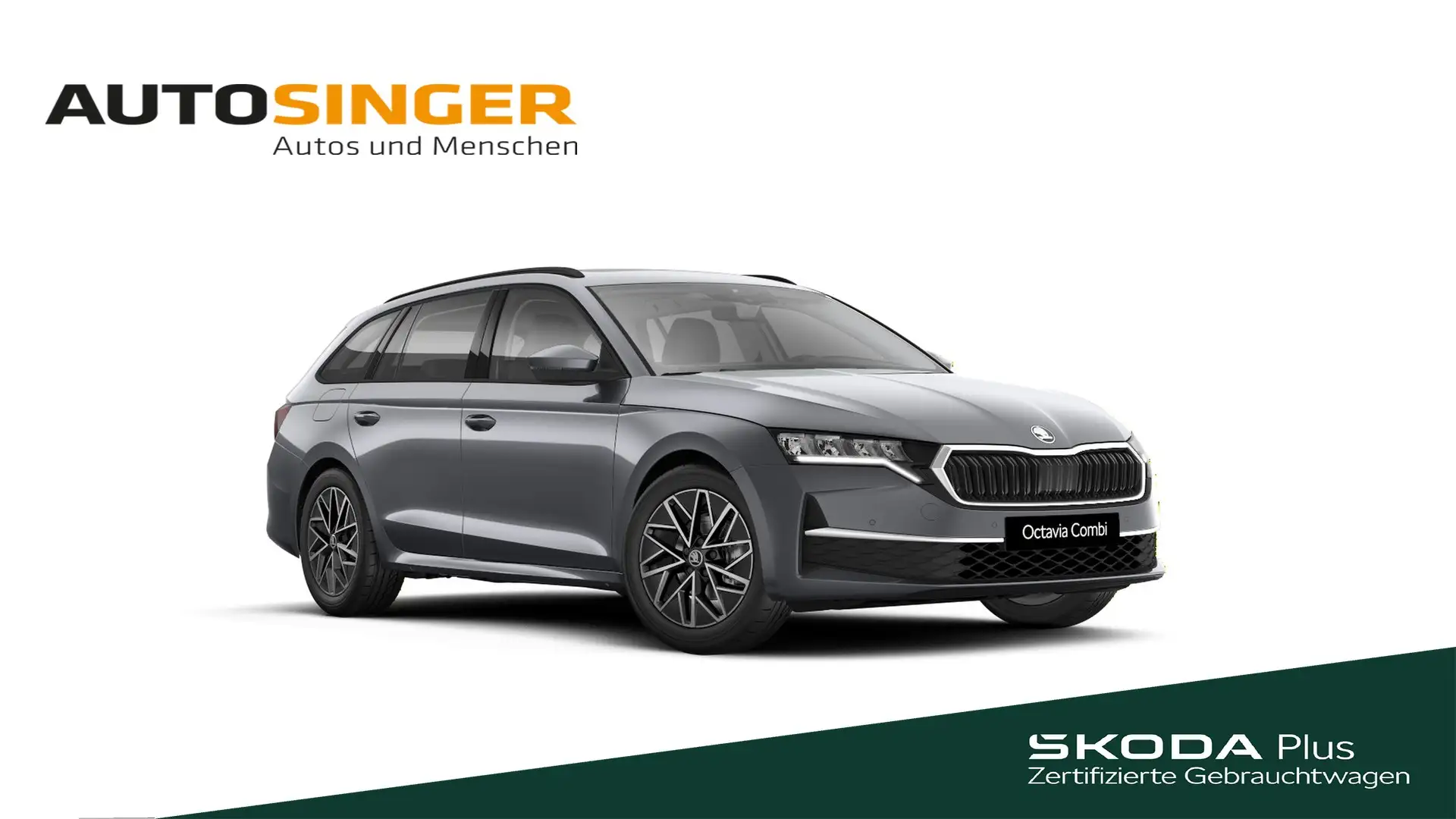 Skoda Octavia Combi Tour TDI DSG *AHK*PANO*STDHZ*NAVI* Grau - 1