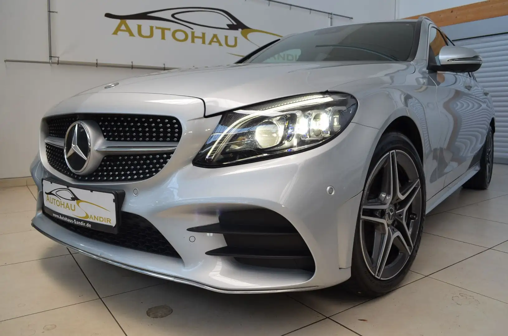 Mercedes-Benz C 220 T d 4Matic AMG ~Multibeam~Navi~360°~AHK Argent - 2