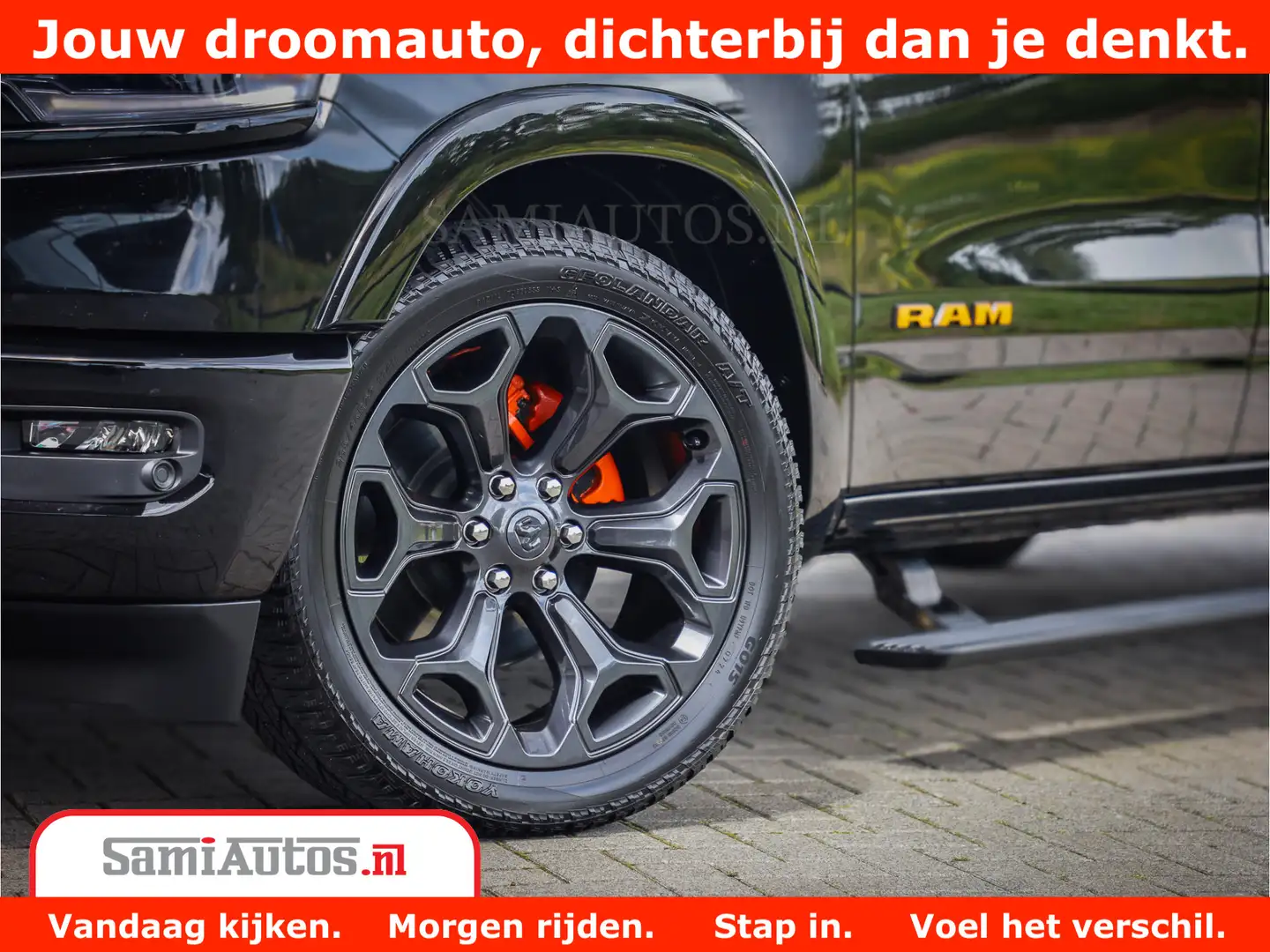 Dodge RAM 1500 LIMITED | 5.7 V8 HEMI | HUD | BOM VOL | LUCHT Zwart - 2