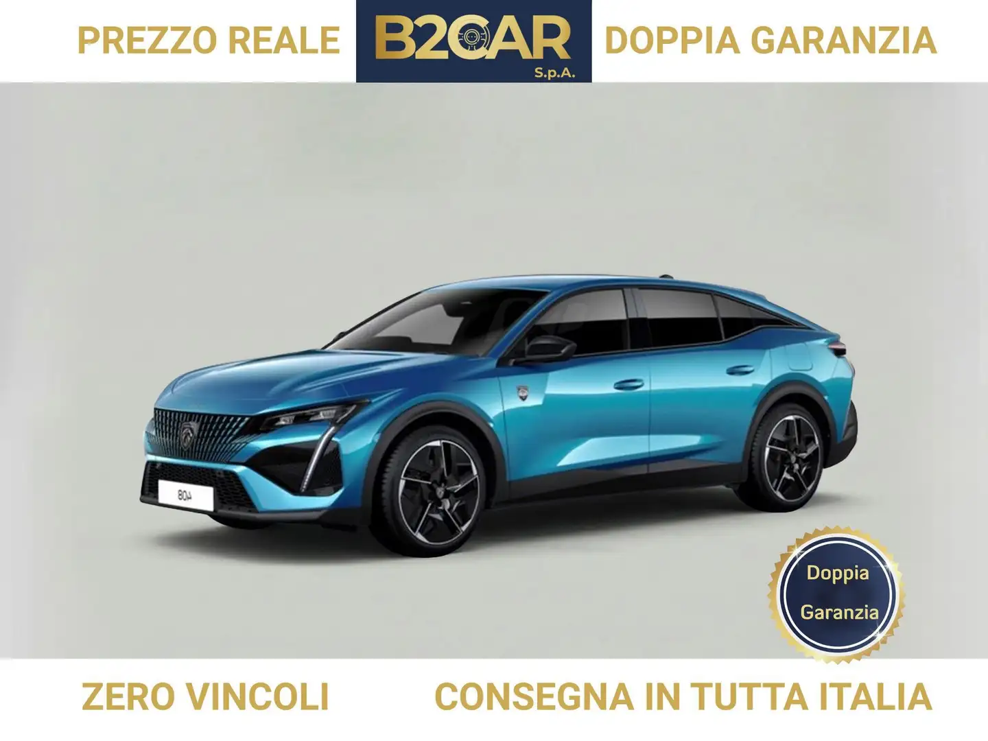 Peugeot 408 408 Hybrid 145 e-DCS6 GT Bleu - 1