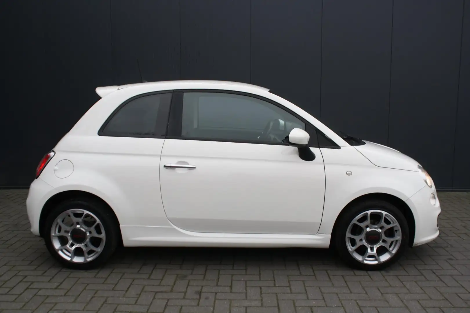 Fiat 500 1.2 Lounge AIRCO - PDC - 16" VELGEN Weiß - 2