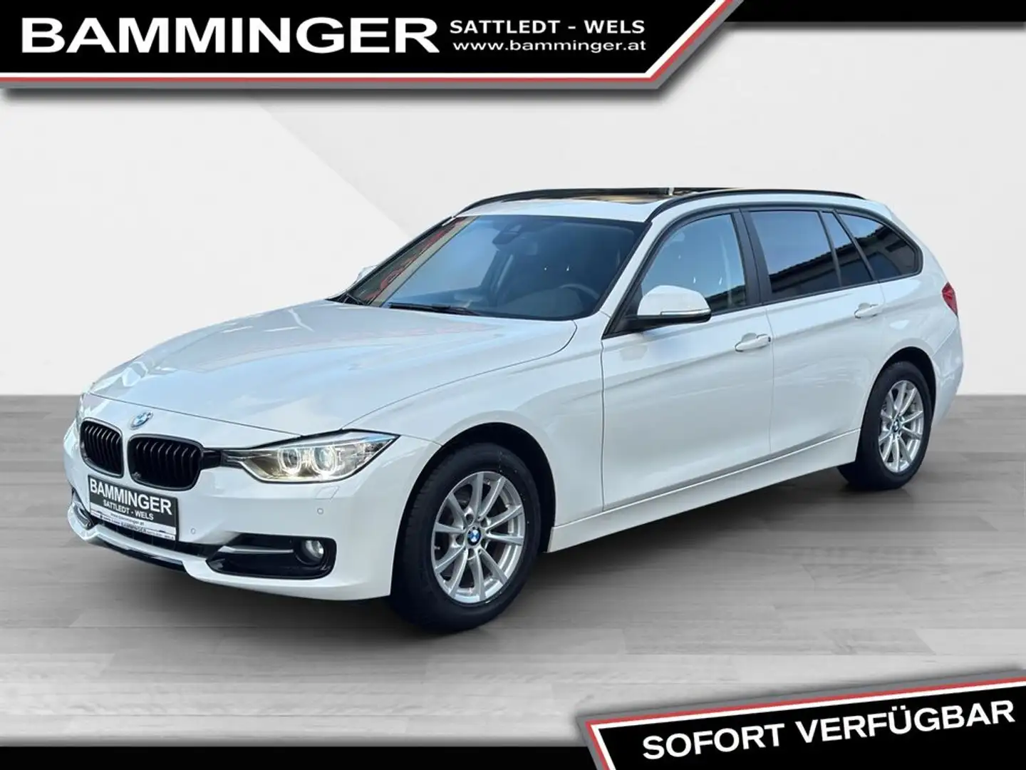 BMW 320 d xDrive Touring Österreich-Paket Automatik Weiß - 2