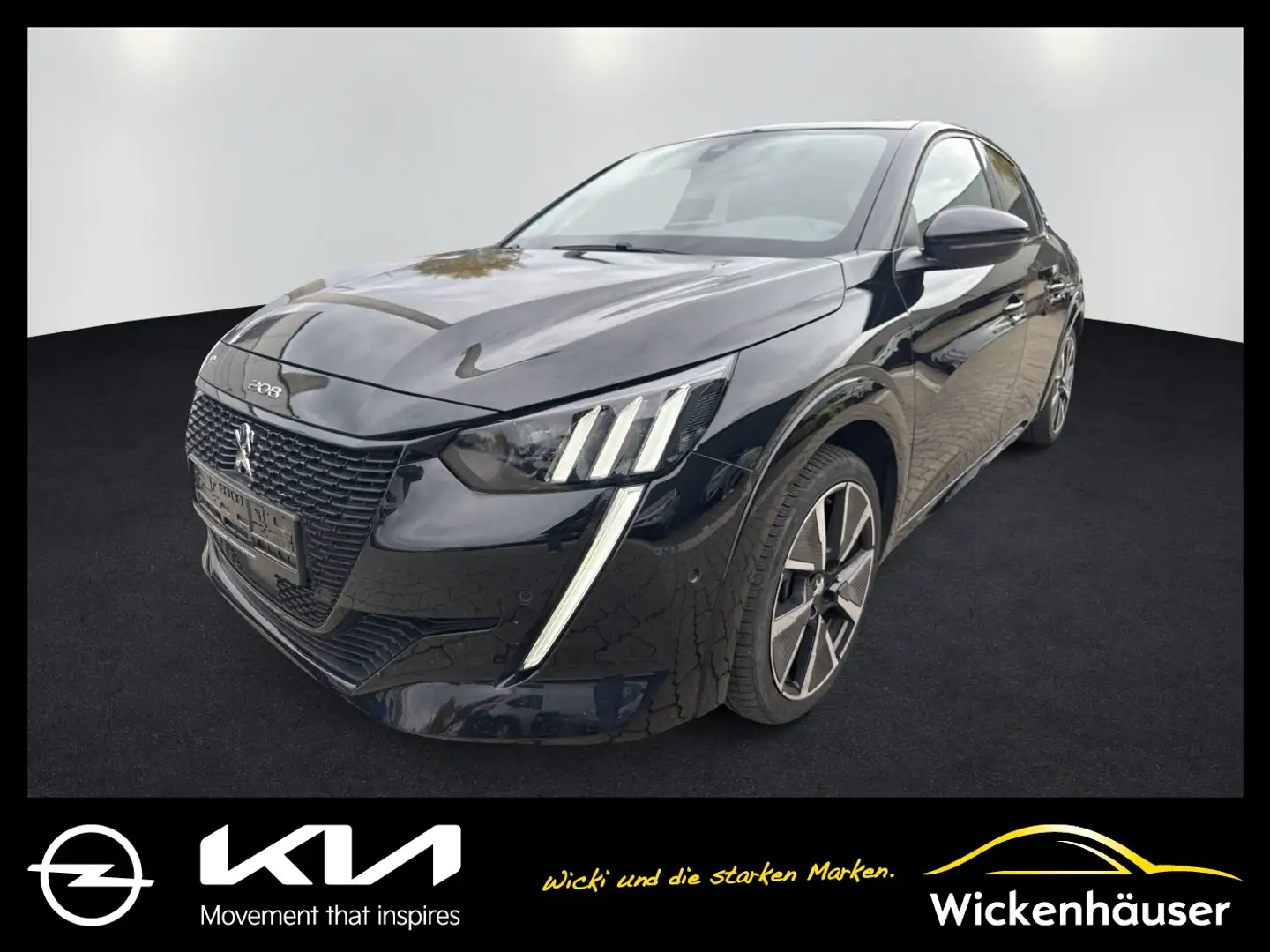 Peugeot 208 e- 136 GT-Line LED+Navi+Pano+SHZ+Kamera Negro - 1