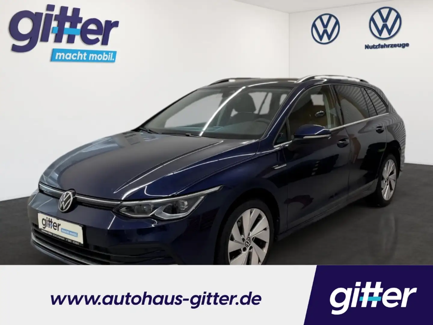 Volkswagen Golf Variant 2.0 TDI STYLE MATRIX KAMERA NAVI FAHRASSI LANE Blau - 1