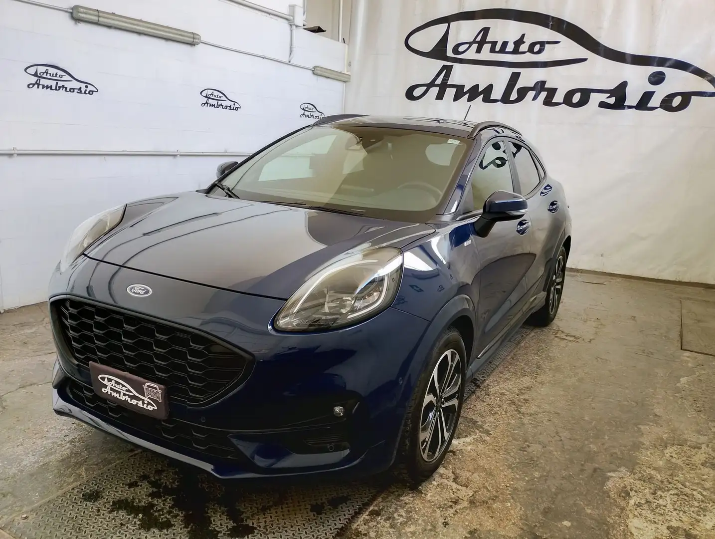 Ford Puma Puma 1.0 EcoBoost Hybrid 125 CV S&S ST-Line TUA D Bleu - 1