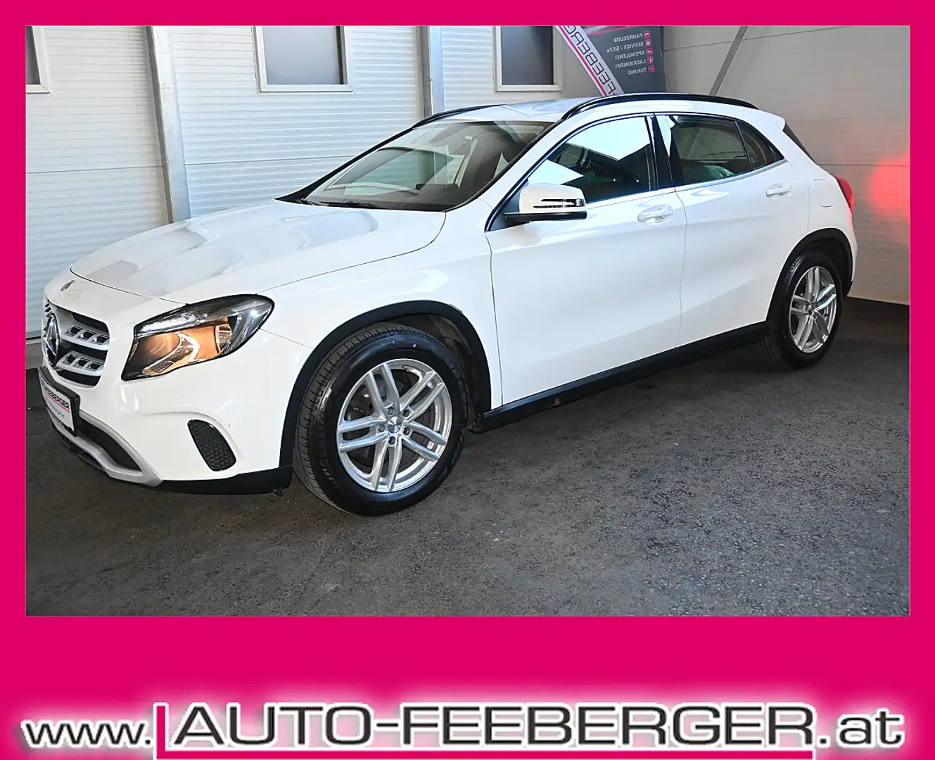 Mercedes-Benz GLA 180 d CDI; Sitzheizung, Tempomat, Rückfahrkamera,Navi Weiß - 1