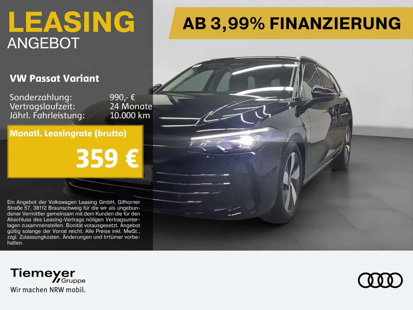 Volkswagen Passat Variant eHybrid BUSINESS HuD AHK LM17 beh Schwarz - 1