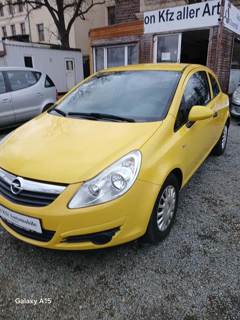 Opel Corsa 1.2 Eco Flex Neu TÜV Neu Inspektion Garantie Gelb - 2