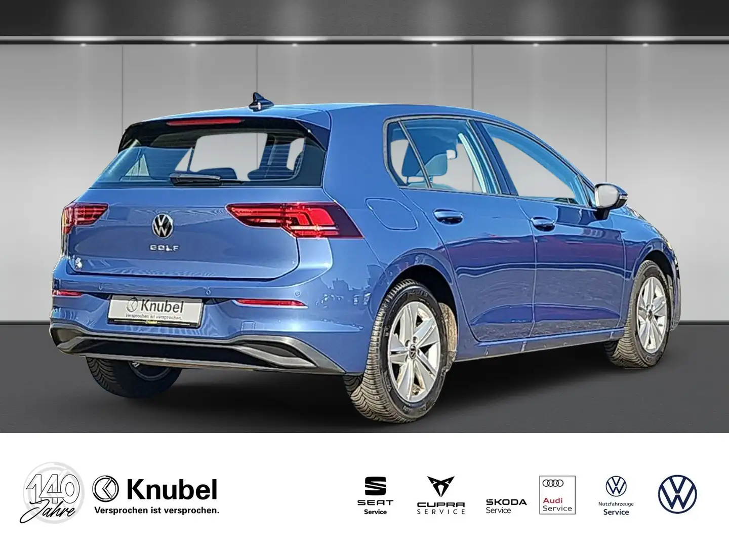 Volkswagen Golf VIII Life 1.5 TSI LED Navi AHK ACC Bleu - 2