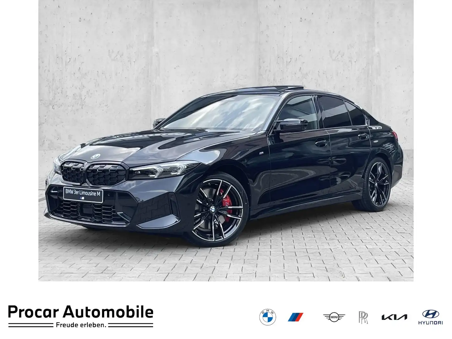 BMW 340 M340d xDrive PANO AHK DA PROF PA+ H/K 19" Noir - 1