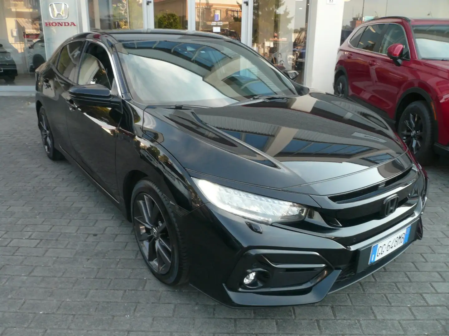 Honda Civic Civic X 2017 5p 5p 1.0 t Elegance Navi my20 Zwart - 2