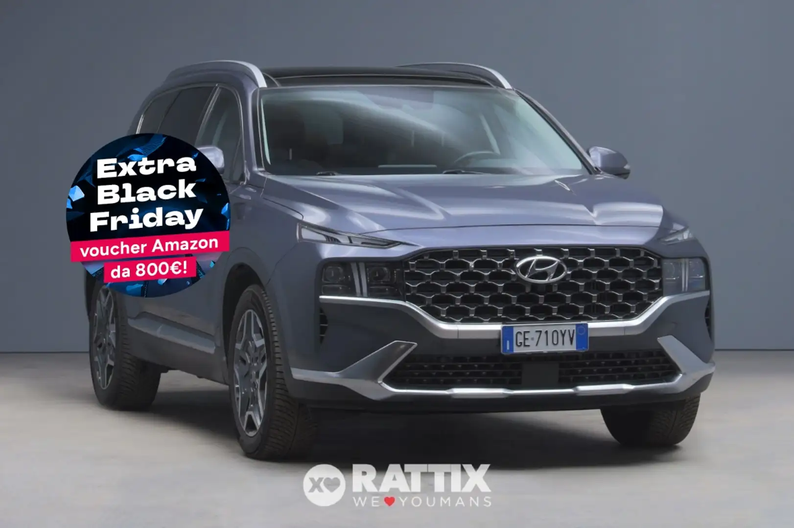 Hyundai SANTA FE 1.6 t-gdi HEV 20th Anniversary 4WD 7p.ti Auto + t Gris - 1