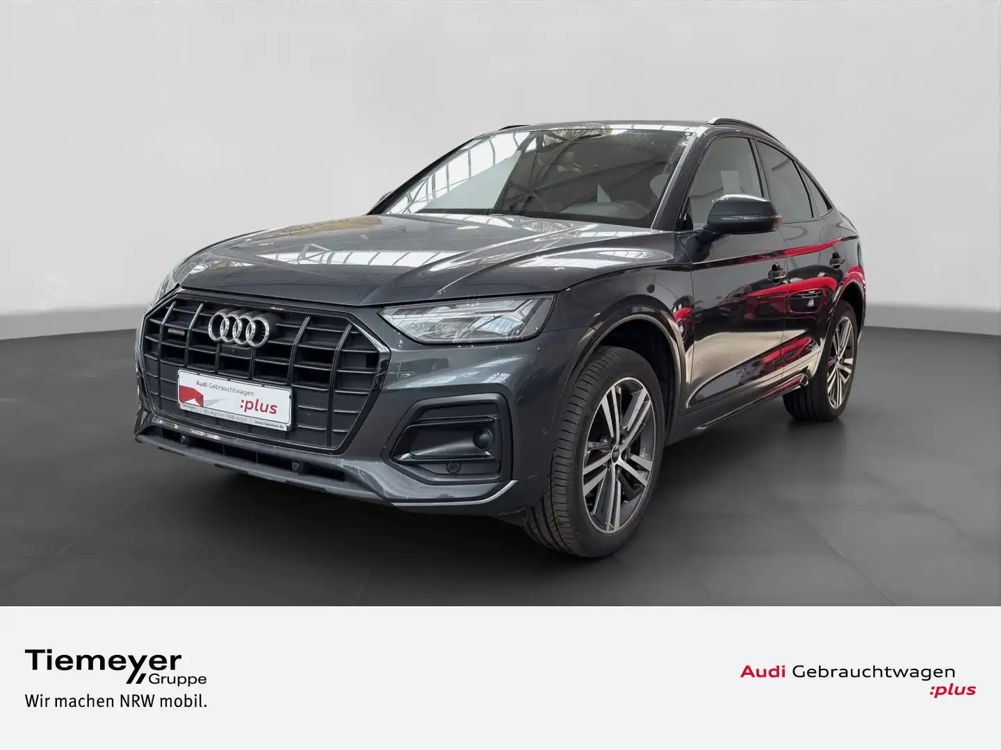 Audi Q5 45 TFSI Q LM20 AHK 360 LEDER PANO Grau - 1