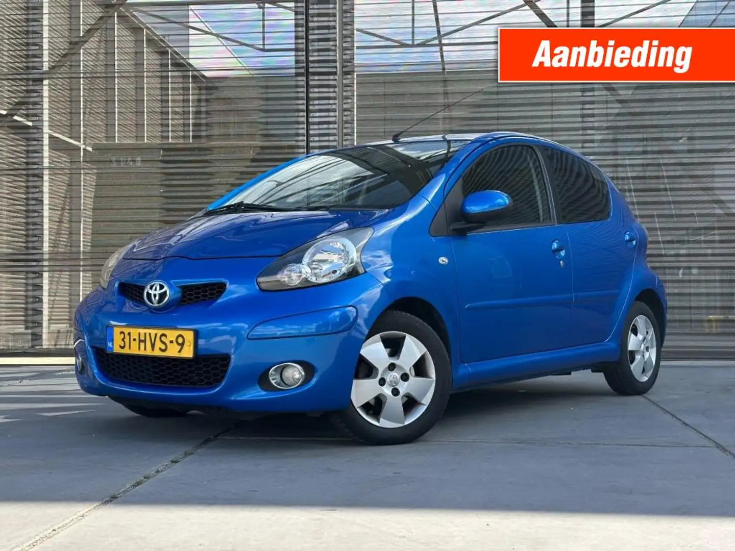 Toyota Aygo 1.0-12V DYNAMIC BLUE AIRCO/LM VELGEN !! Bleu - 1
