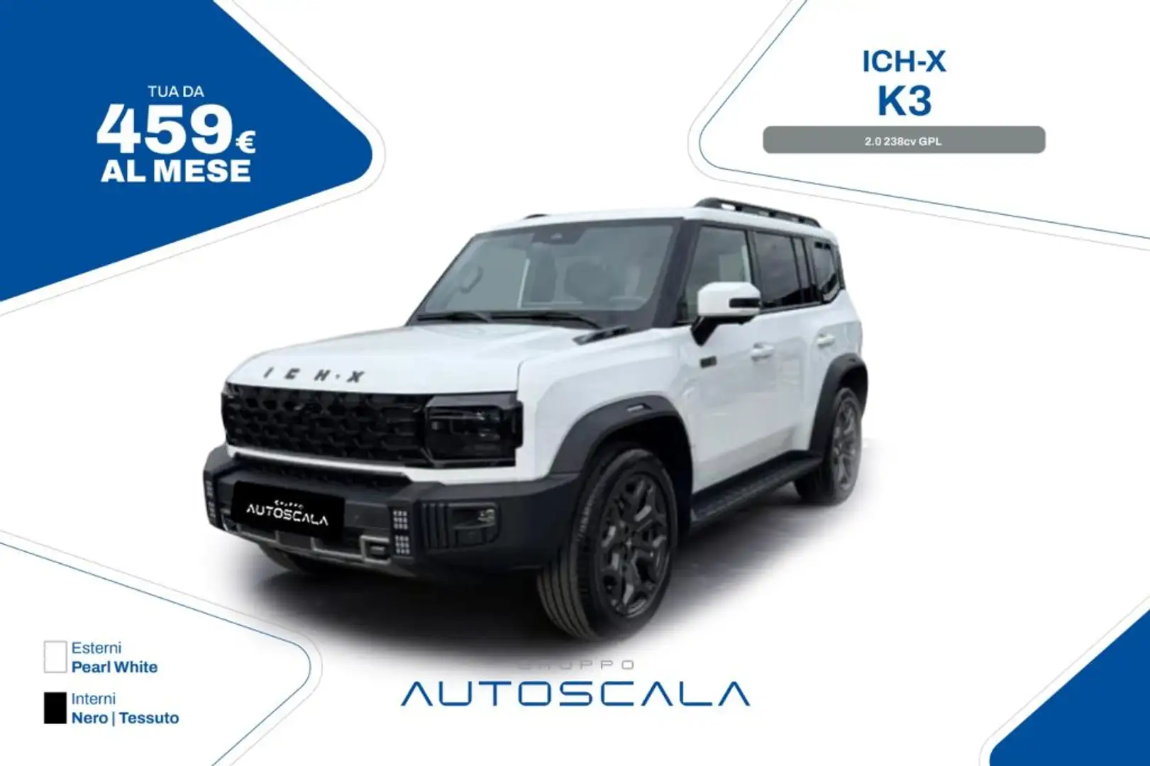 ICH-X K3 2.0 238cv GPL Weiß - 1