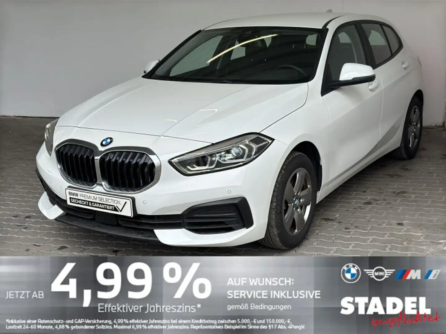 BMW 116 i Advantage Navi.LED.PDCvo+hi.WLAN.Sport-LR Wit - 2