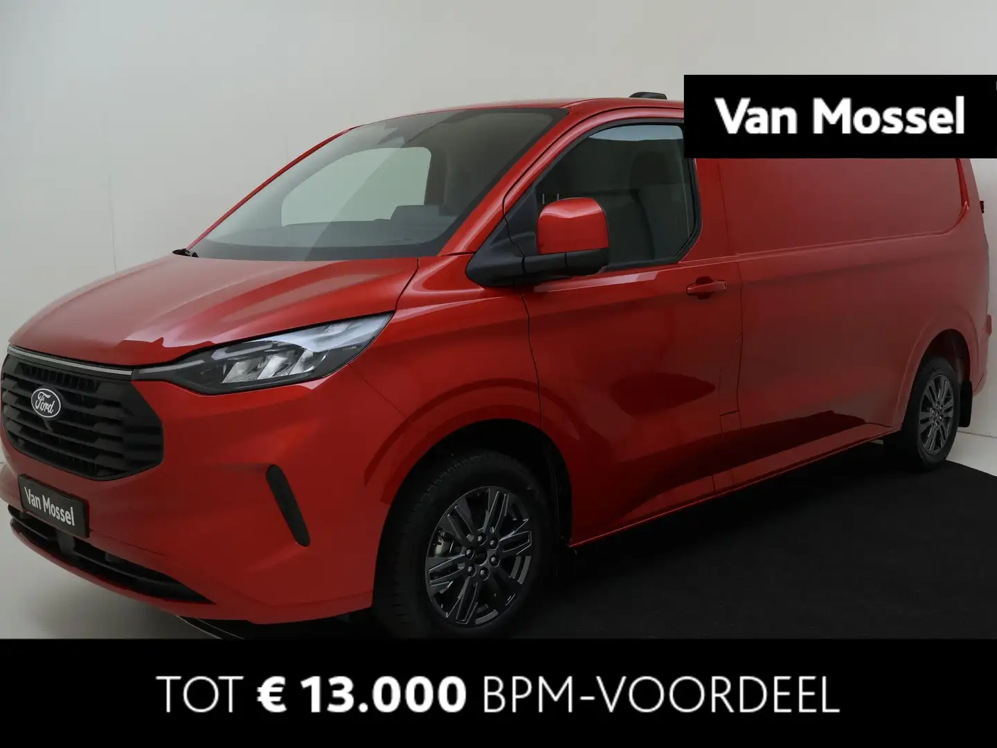 Ford Transit Custom 300 2.0 TDCI L2H1 Limited | Trekhaak | Volledige b Rood - 1