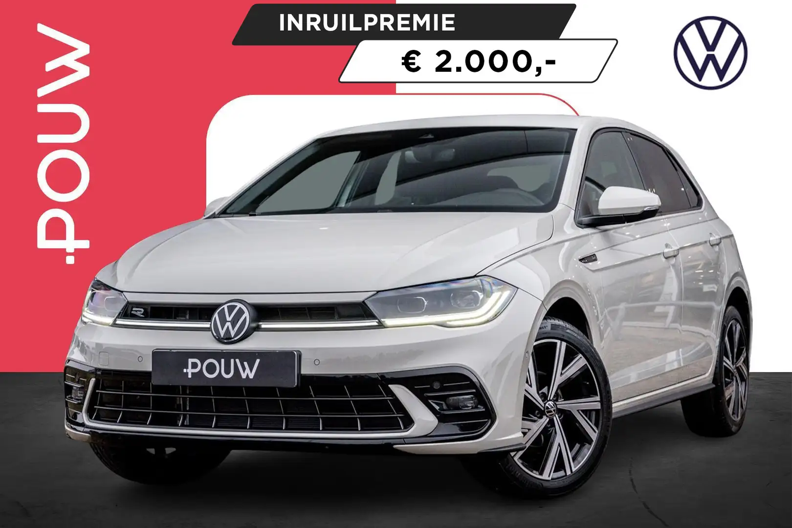 Volkswagen Polo 1.0 TSI 95pk R-Line Edition | LMV 17" | Achteruitr Grijs - 1