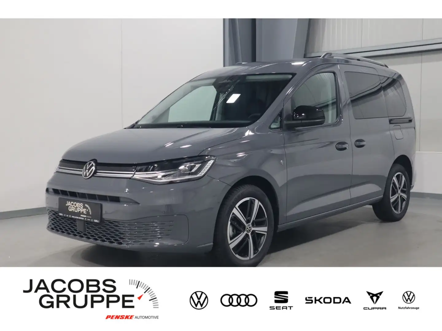 Volkswagen Caddy 2.0 TDI DSG/Navi/AHK/Allwetter/ACC/SH Goal Grau - 1