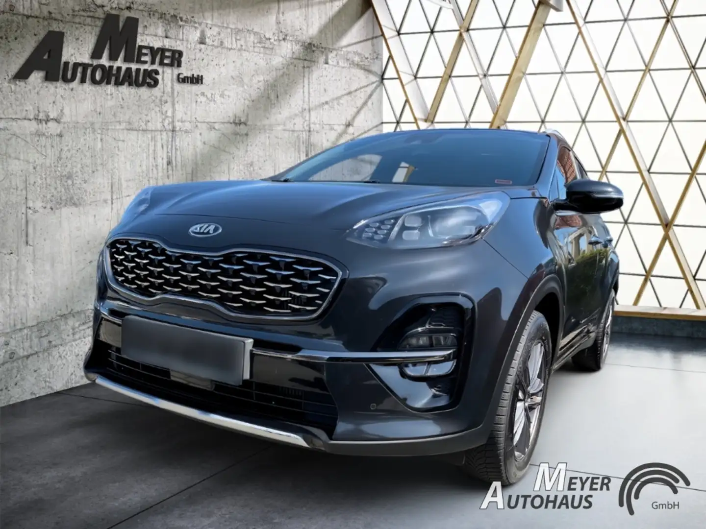 Kia Sportage 2.0 CRDi GT LINE +Leder-Paket+Technologie-Paket Zwart - 1