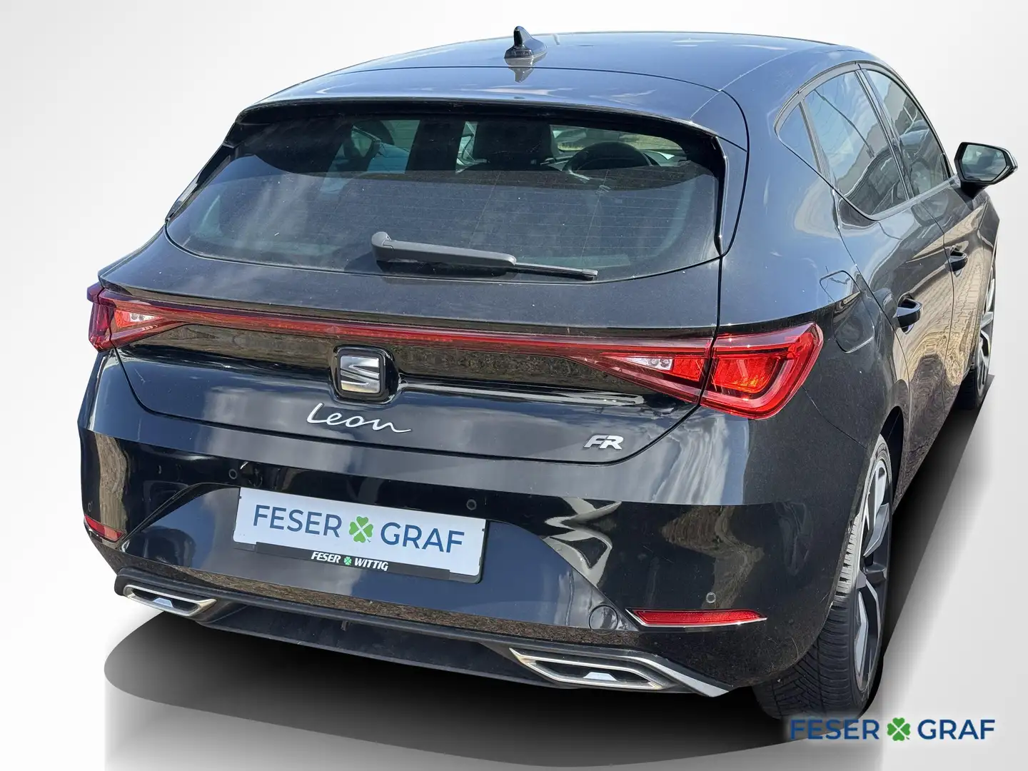 SEAT Leon 2.0 TDI DSG FR LED/Kessy/SHZ/Parkl./ALU18 Schwarz - 2
