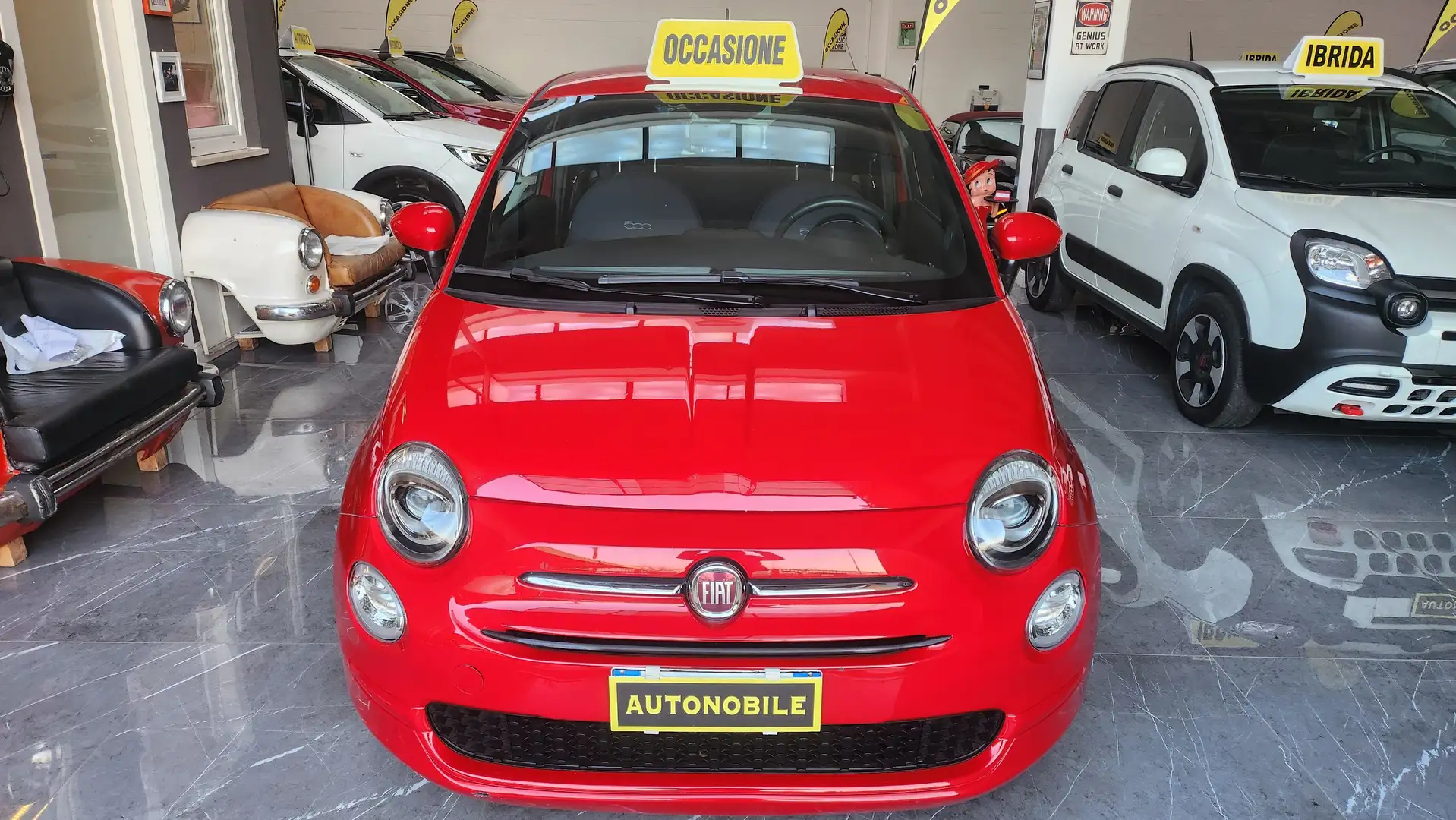 Fiat 500 500 1.0 hybrid Cult 70cv  prezzoreale!! Rouge - 1