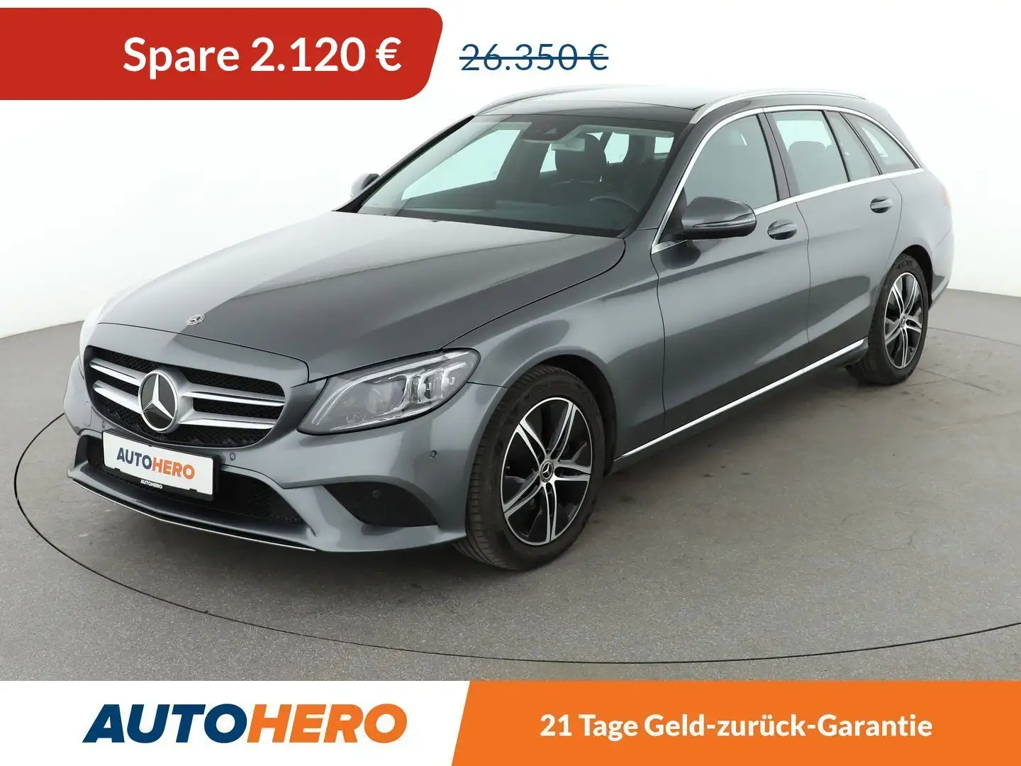 Mercedes-Benz C 220 C 220 d T Avantgarde Aut.*LED*NAVI*CAM*AHK*PDC* Grau - 1