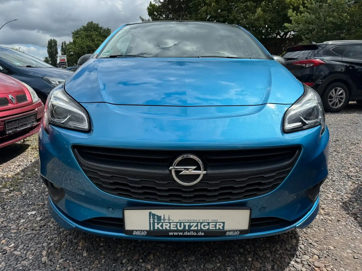 Opel Corsa E OPC Line Blau - 2