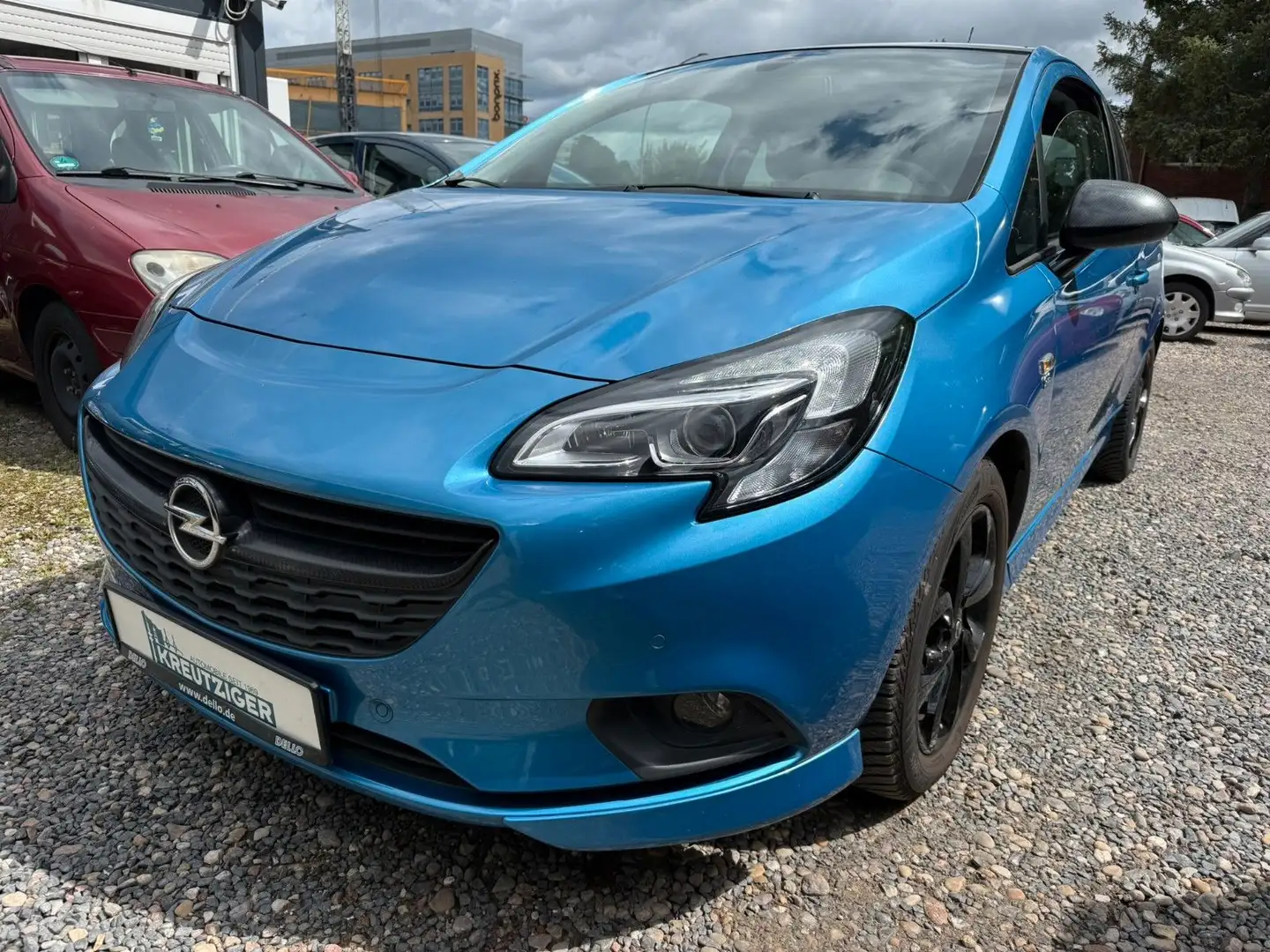 Opel Corsa E OPC Line Blau - 1