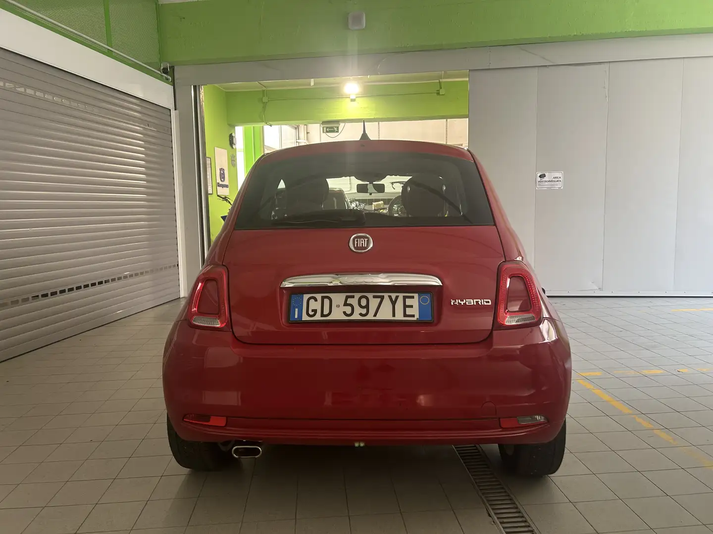 Fiat 500 FIAT 500 hybrid 70 cv Rosso - 2