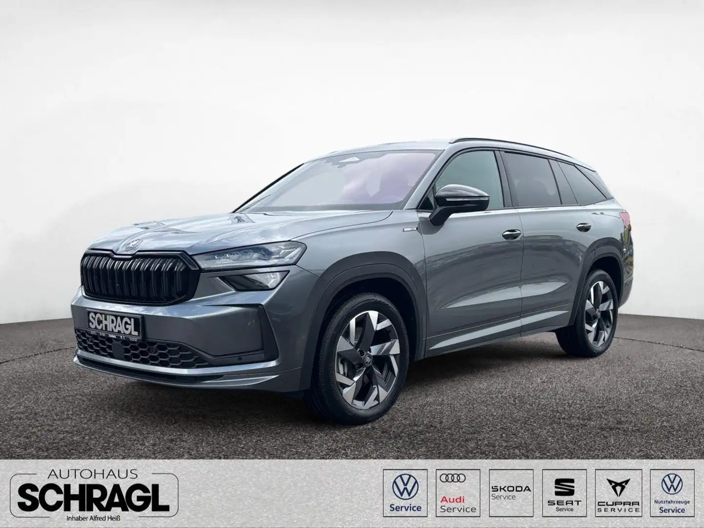 Skoda Kodiaq 2.0 TDI DSG 4x4 SPORTLINE+AHK+NAV+ACC+KAM Grau - 1