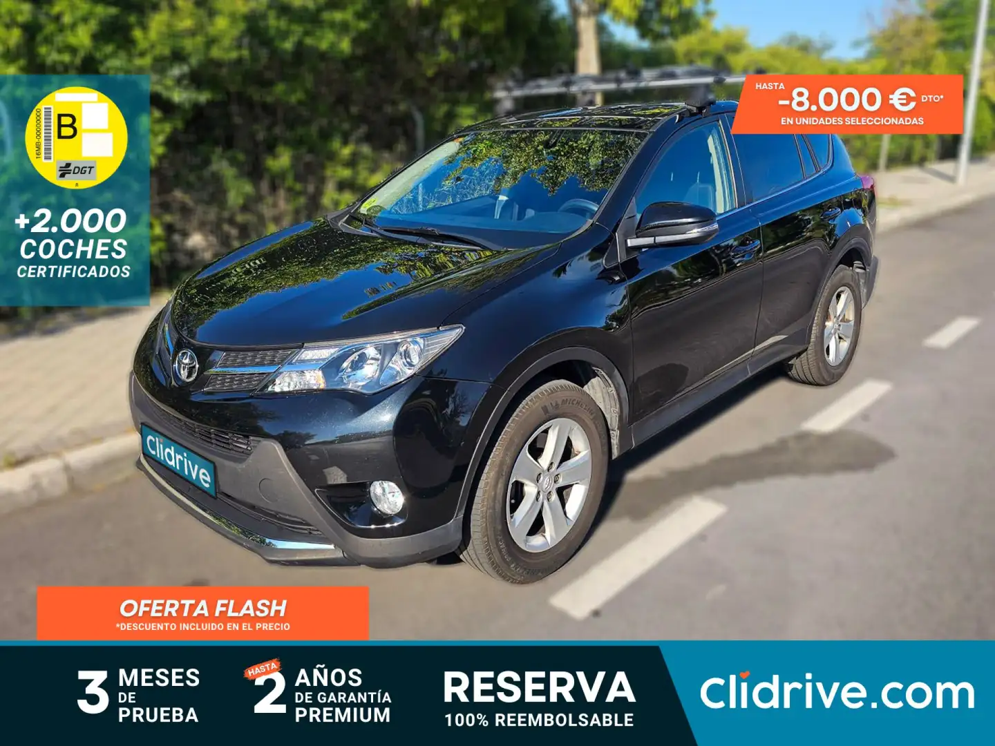 Toyota RAV 4 120D Advance 4x2 Negro - 1