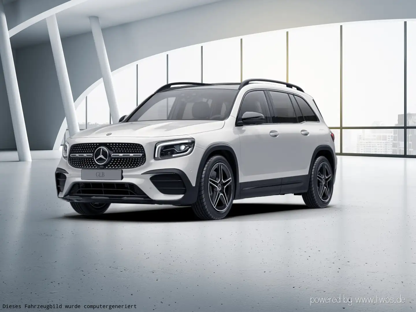 Mercedes-Benz GLB 220 GLB 220 d 4M AMG Pano Distr 360 Cam Multibeam Navi Blanc - 2