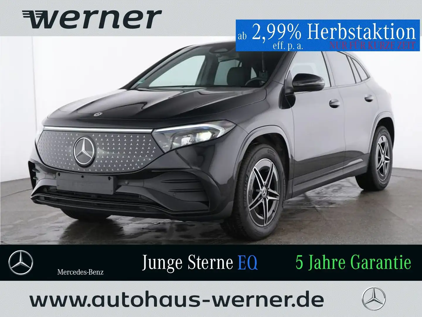 Mercedes-Benz EQA 300 4M AMG ADVANCED NIGHT FAHRASSISTENZPAKET Чёрный - 1