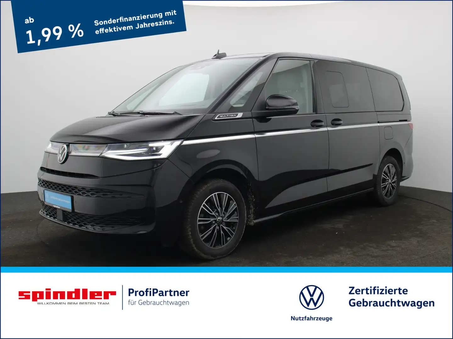 Volkswagen T7 Multivan Lang Style DSG / Navi, Matrix, AHK, RFK Schwarz - 1