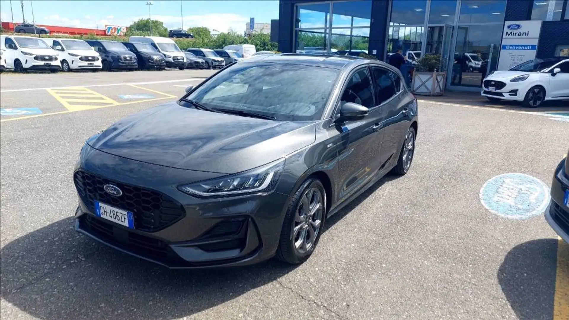 Ford Focus 1.5 ecoblue ST-Line Design 120cv auto Gris - 2