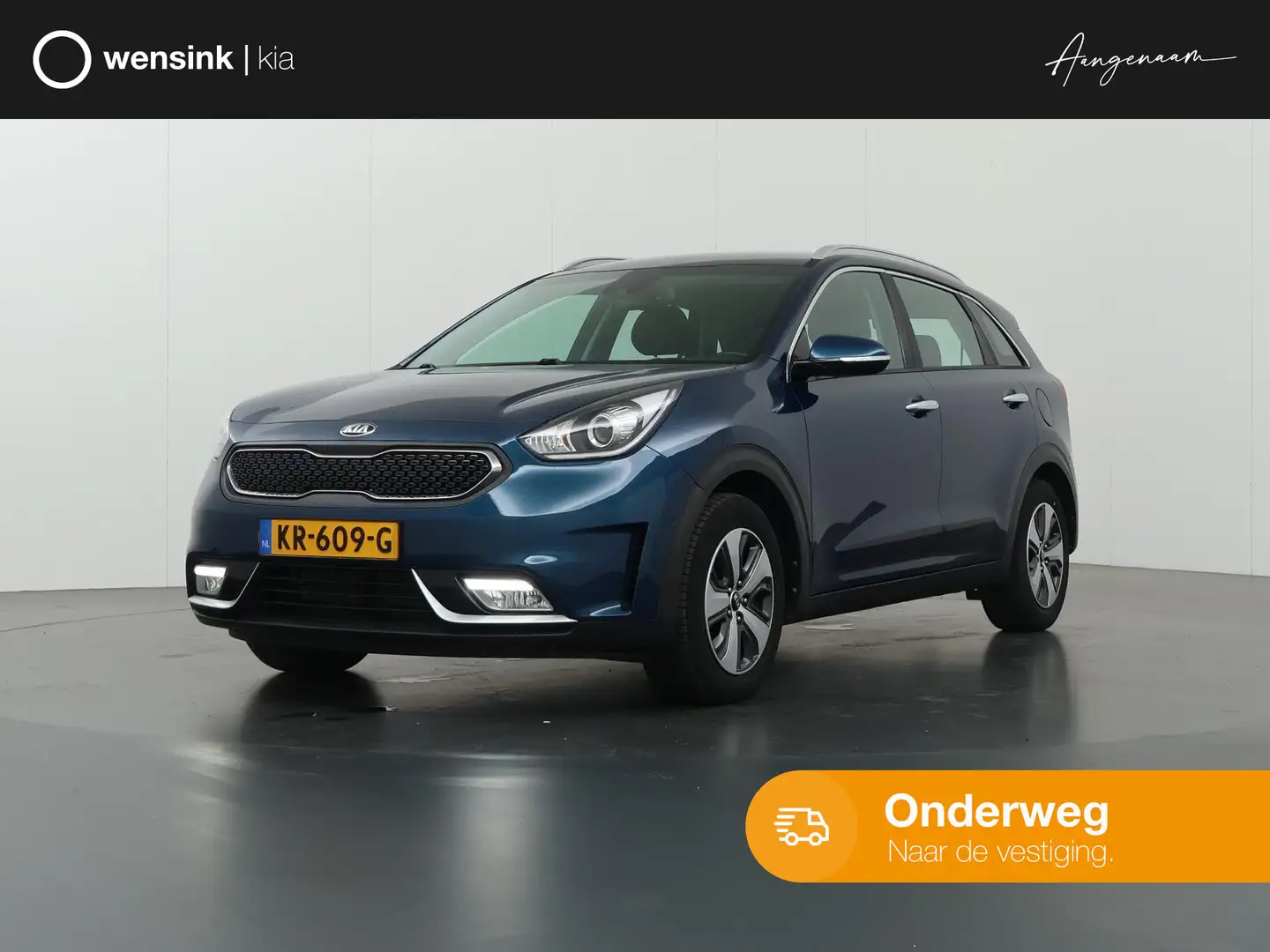 Kia Niro 1.6 GDi Hybrid First Edition | Trekhaak | Navigati Blauw - 1