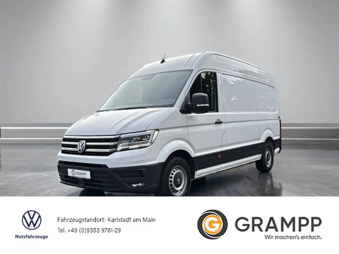 Volkswagen Crafter 35 Kasten MR 2.0TDI DSG +AHK+KAMERA+ACC+ Weiß - 1
