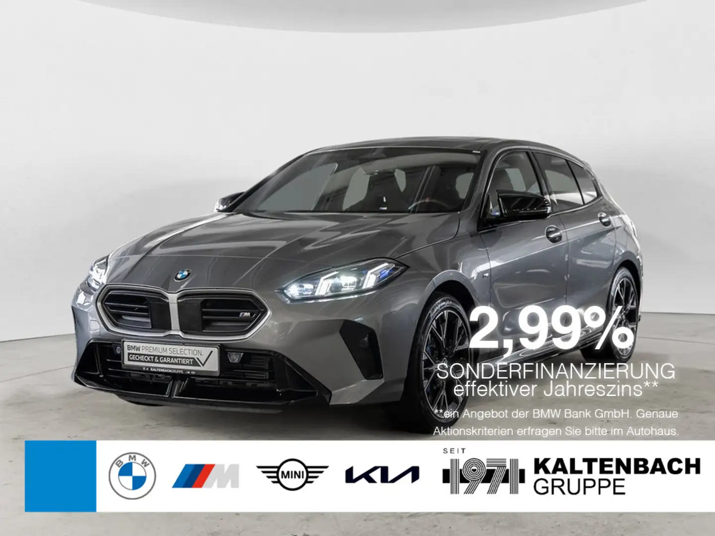 BMW 135 Mi xDrive PANO LED NAVI H/K KAMERA MEMORY Grau - 1