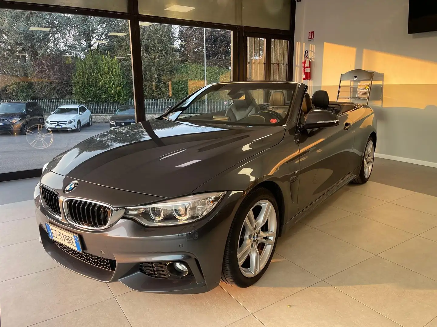 BMW 420 Cabrio 420d Cabrio Msport 184cv auto Gris - 1