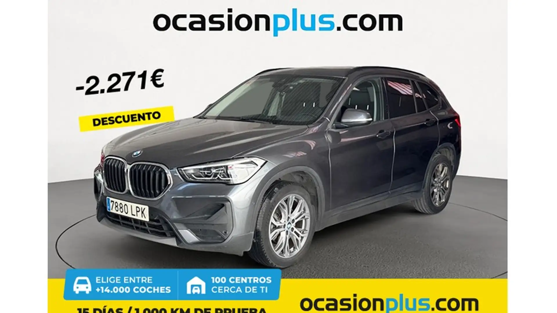 BMW X1 sDrive 18i Gris - 1