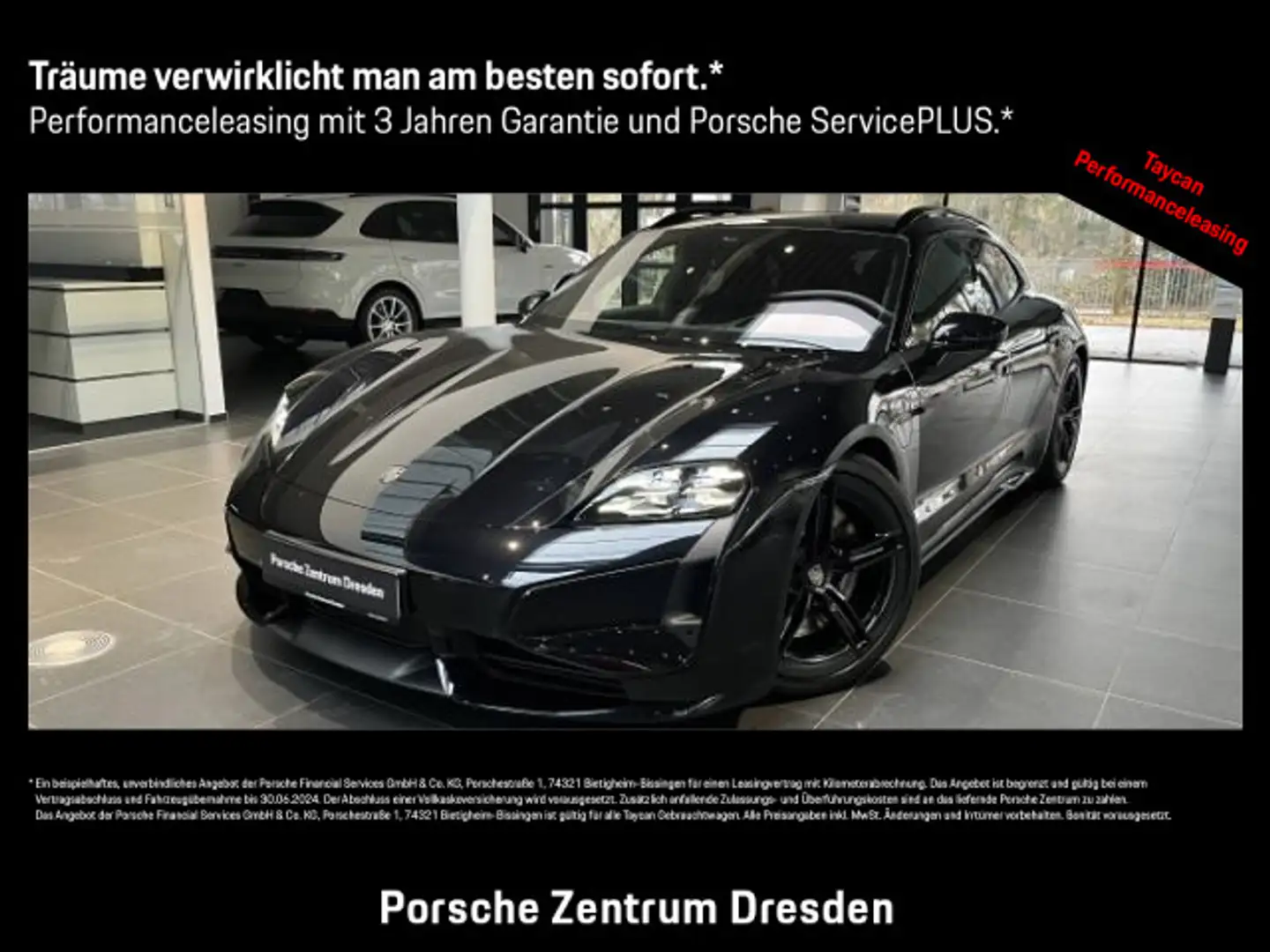 Porsche Taycan Turbo Sport Turismo*Active Ride*Burmester Schwarz - 1